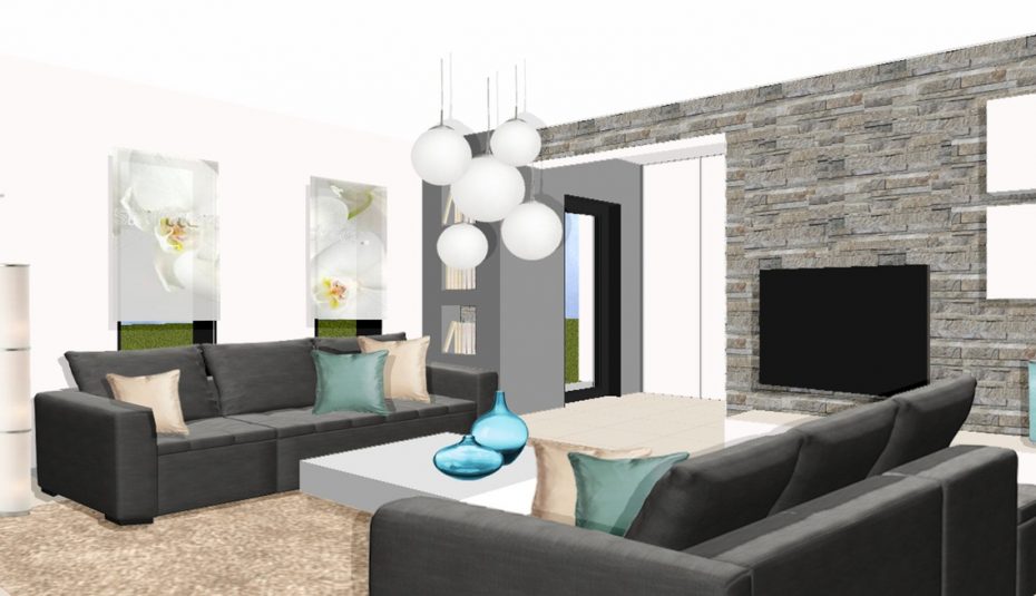Décoration salon zen moderne