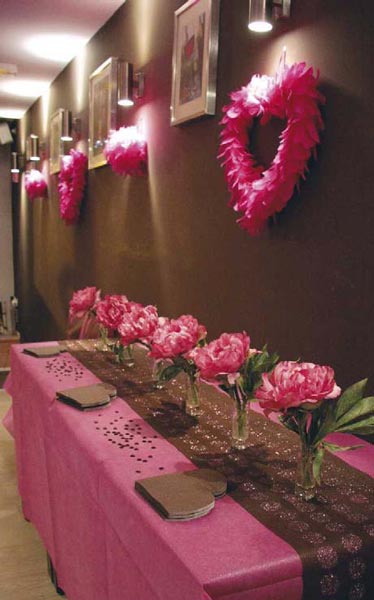 Decoration murale pour mariage
