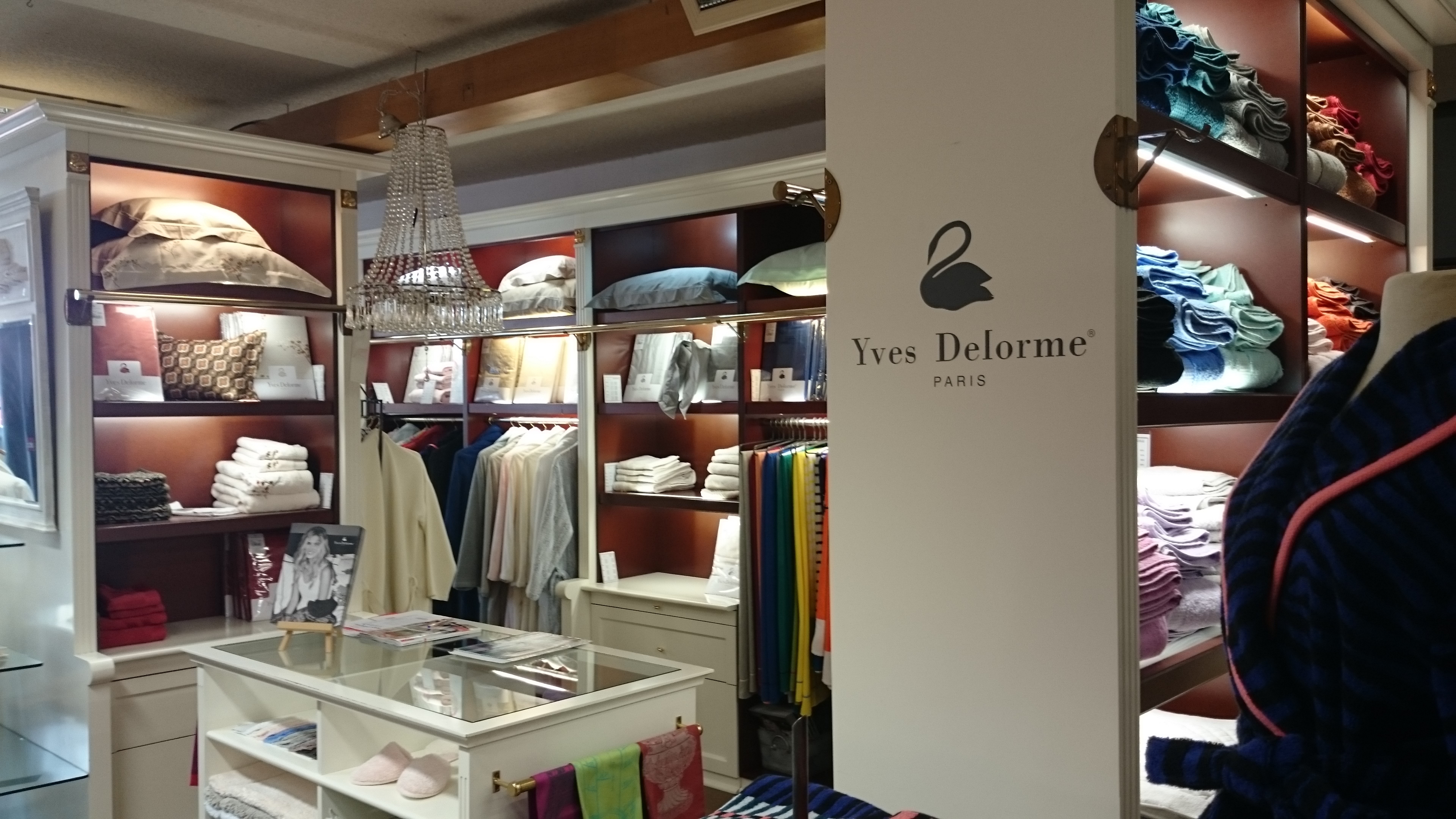 Decoration boutique linge de maison