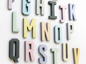 Lettre decoration murale