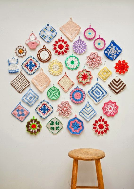 Decoration murale crochet
