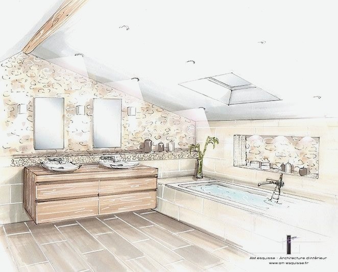 Etude pour decoration interieur