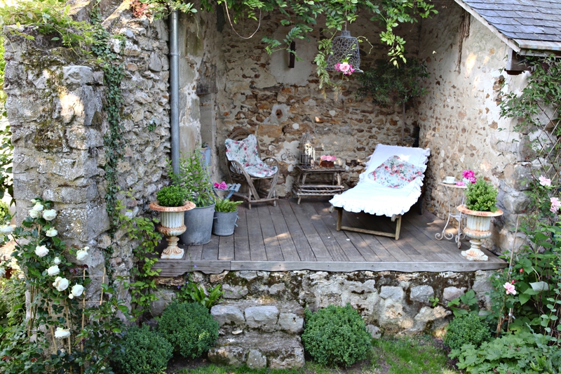 Decoration jardin romantique
