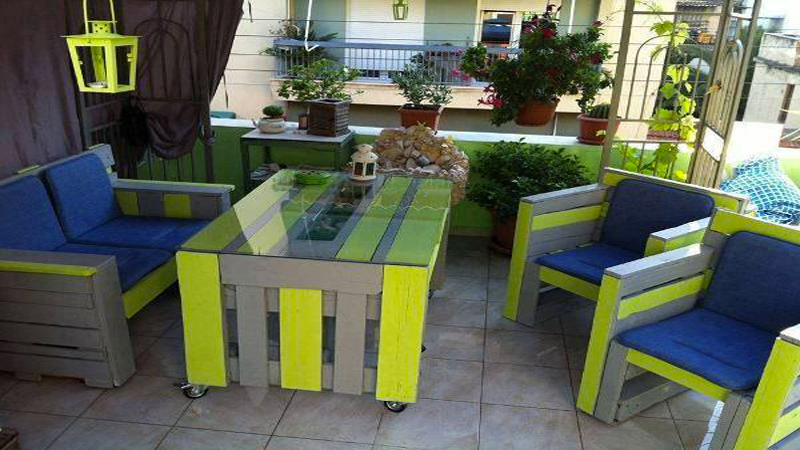 Decoration pour table de jardin