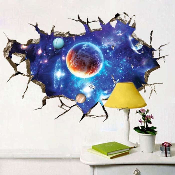 Decoration murale cosmos
