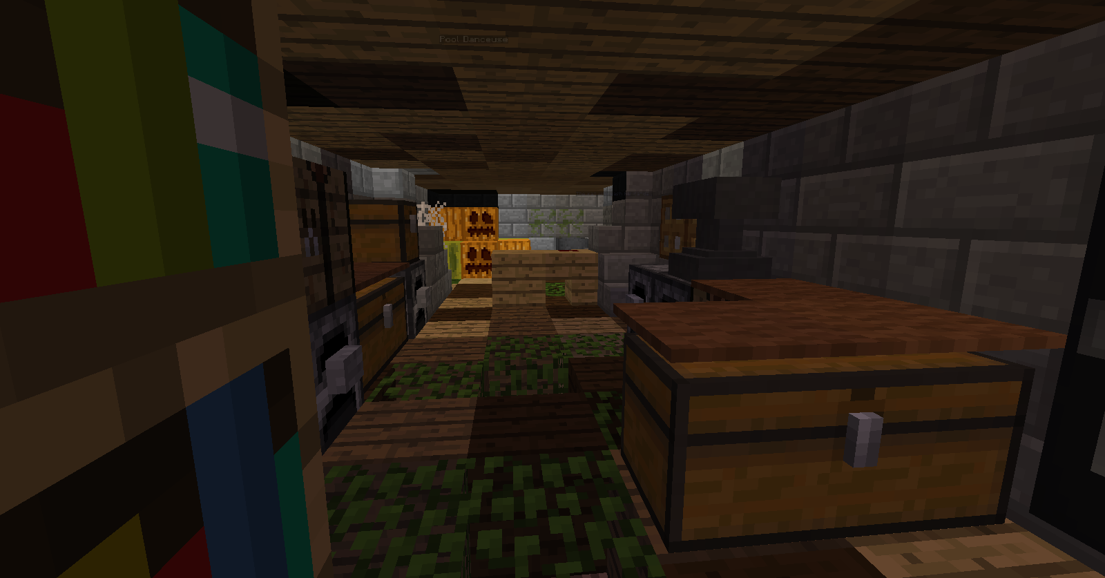 Minecraft décoration interieur médiévale