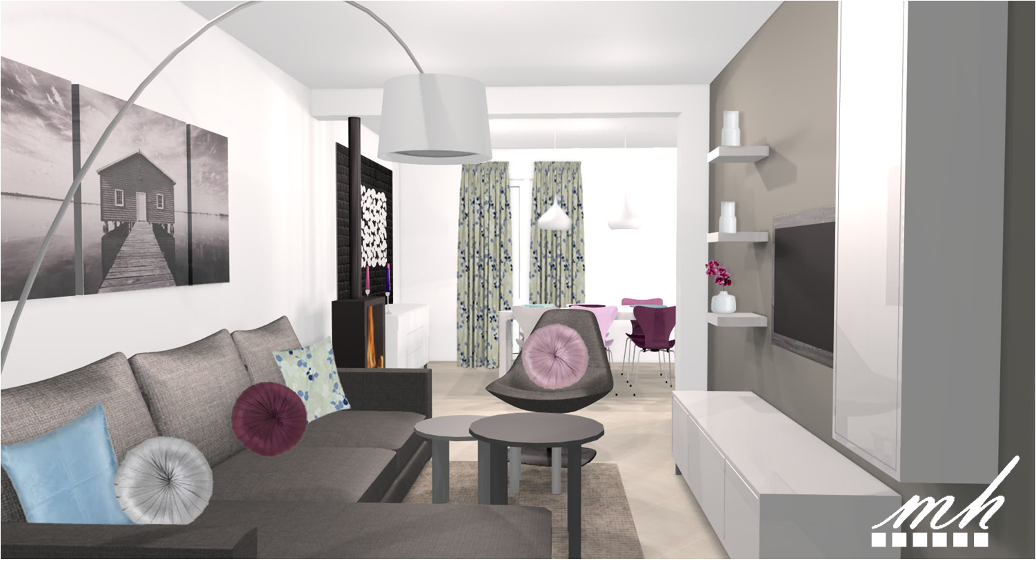 Decoration salon nature chic