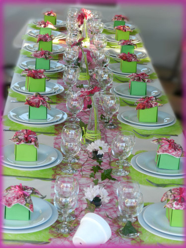 Decoration de table pour anniversaire adulte fait maison