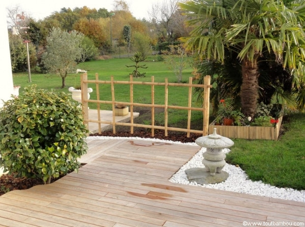 Bambou décoration jardin