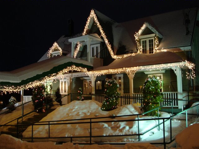 Décoration exterieur maison noel