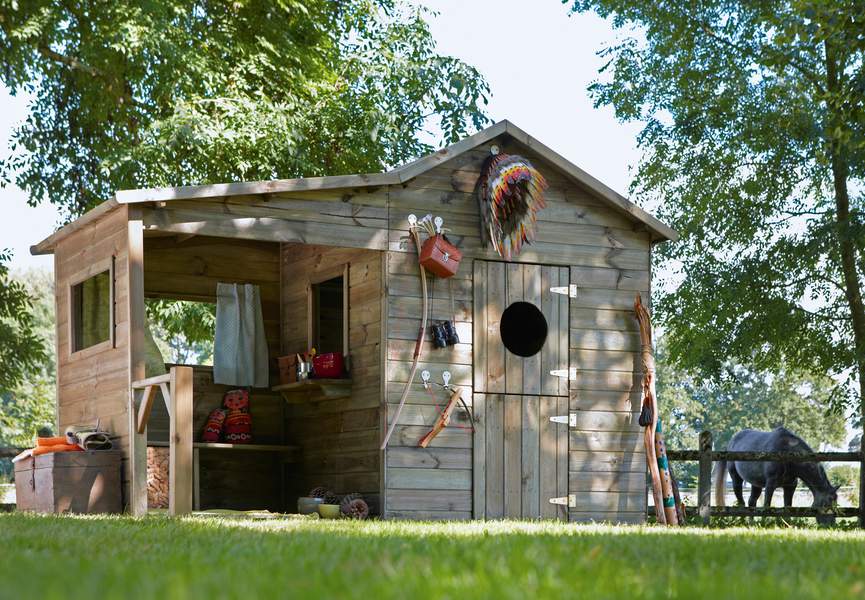 Décoration abri de jardin