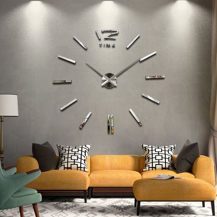 Decoration murale avec horloge
