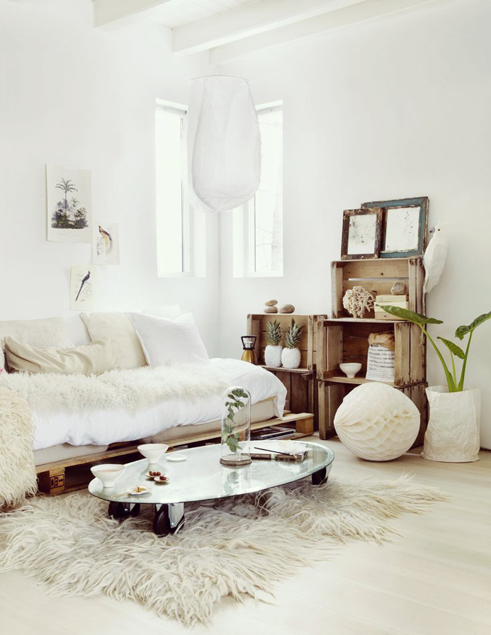 Decoration salon style cocooning