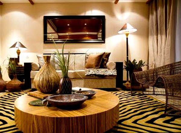 Decoration salon a l'africaine
