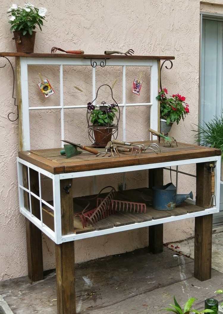 Decoration en bois jardin