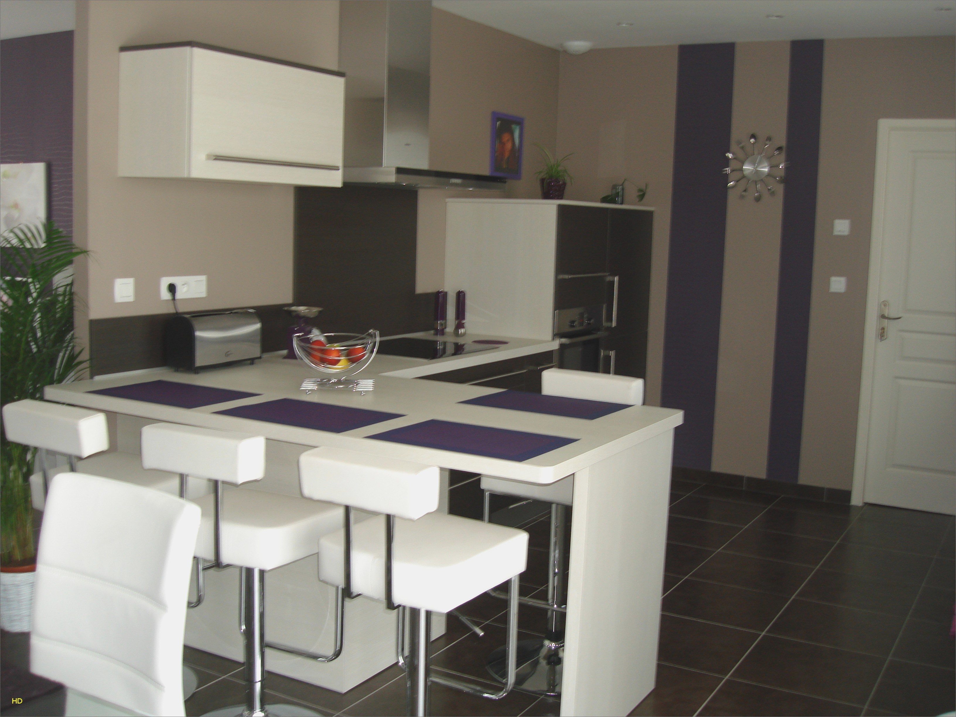 Decoration petit salon cuisine ouverte
