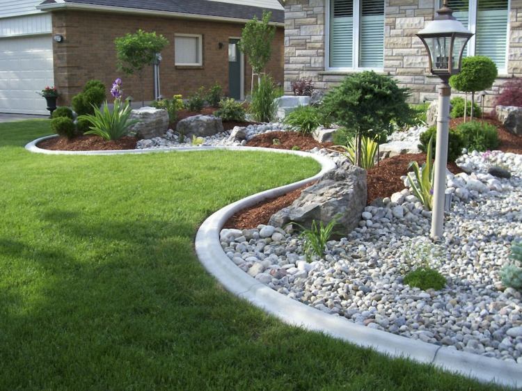 Pierres decoration de jardin