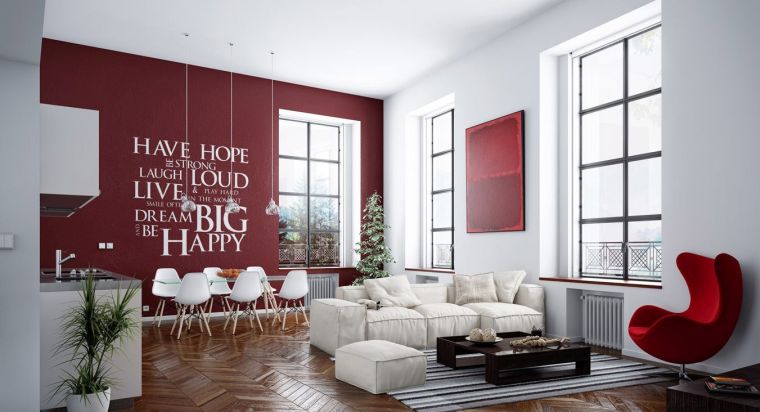 Idée décoration salon mur