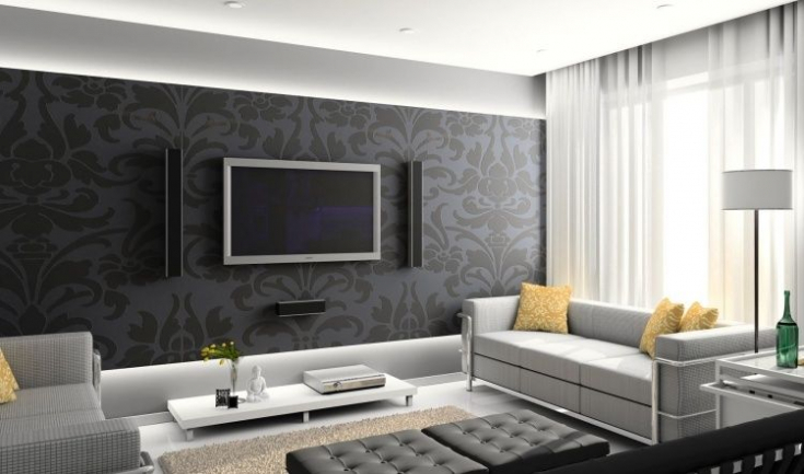 Idee decoration tapisserie salon