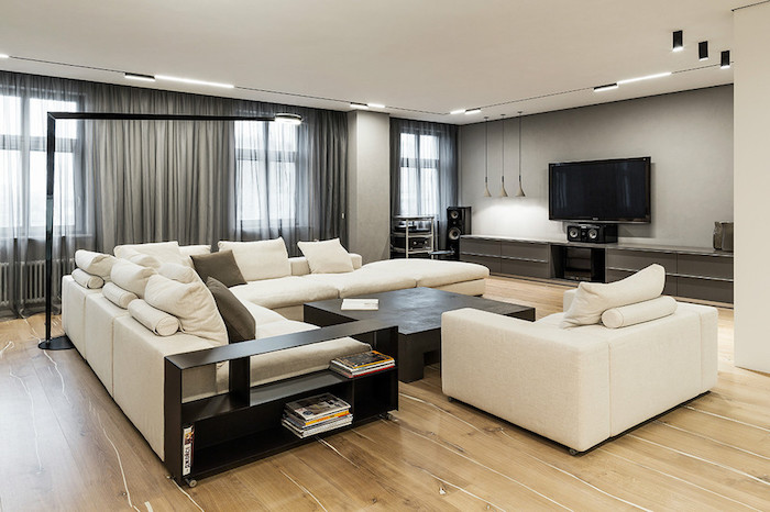 Idées décoration salon taupe