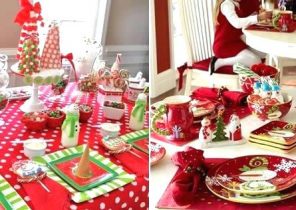 Décoration table de noel fait maison
