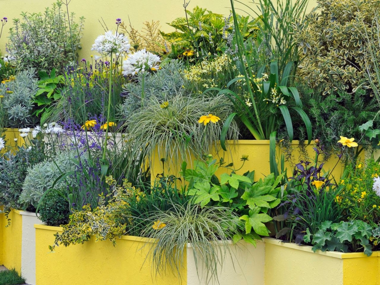 Decoration de jardin avec des fleurs