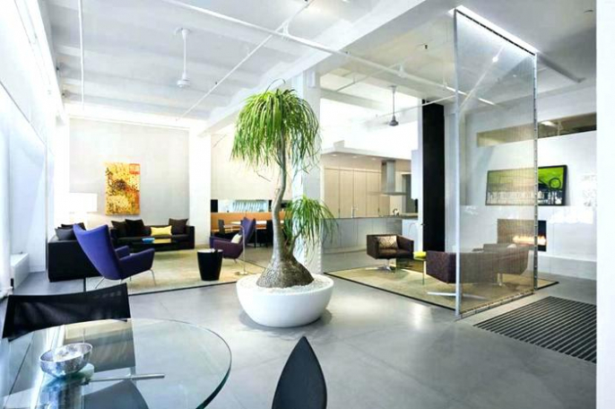 Salon décoration loft
