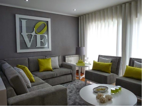 Decoration interieur vert anis et blanc