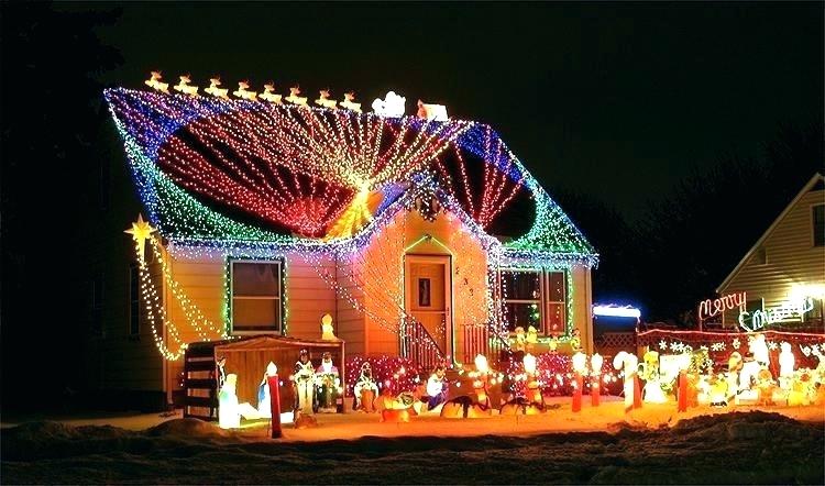 Maison de décoration de noel
