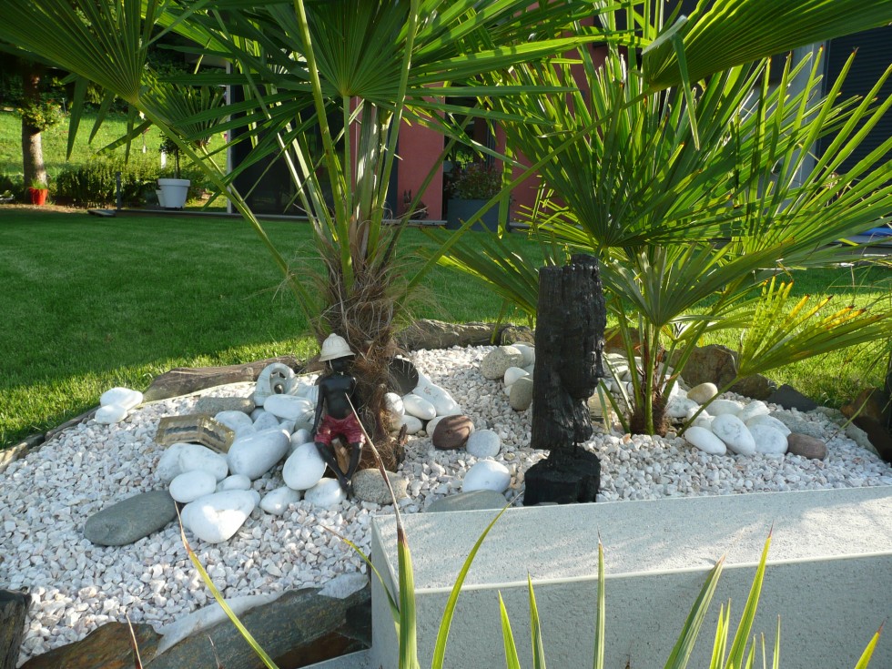 Modele decoration jardin exterieur