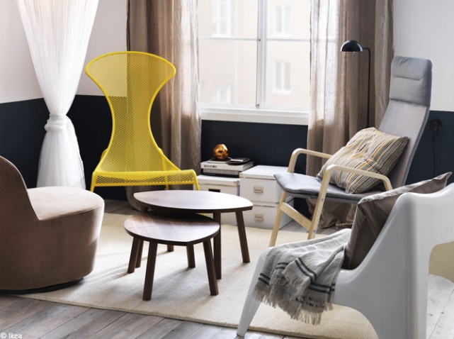 Decoration salon 40m2