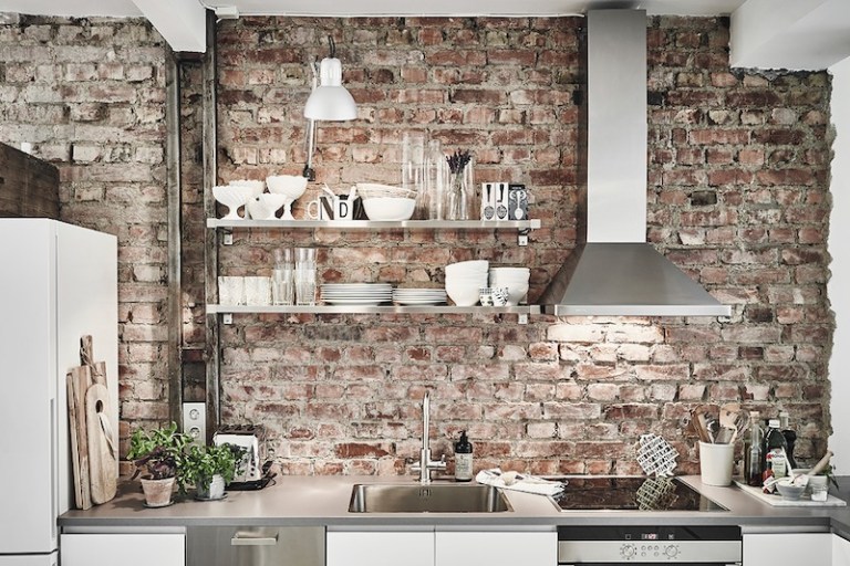 Decoration briquette interieur