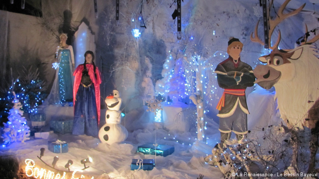 Decoration reine des neiges maison