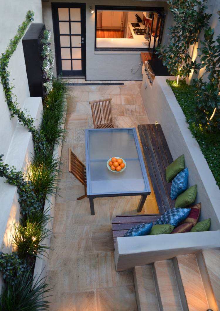 Decoration sol jardin