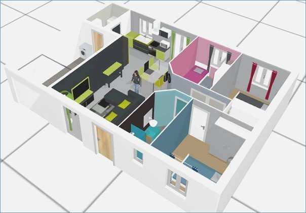 Jeu de décoration de maison 3d