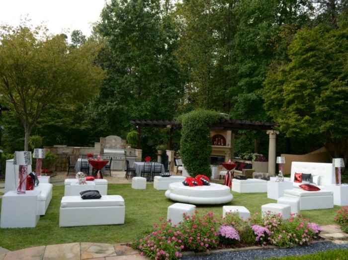 Décoration de jardin pour anniversaire