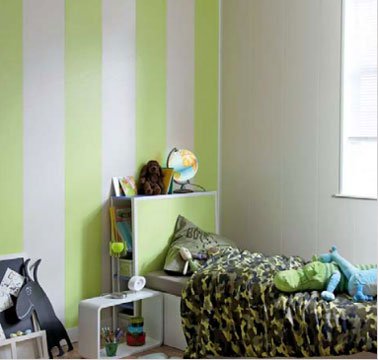 Décoration murale vert anis