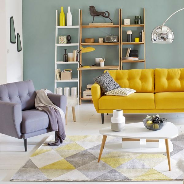 Décoration salon couleur gris