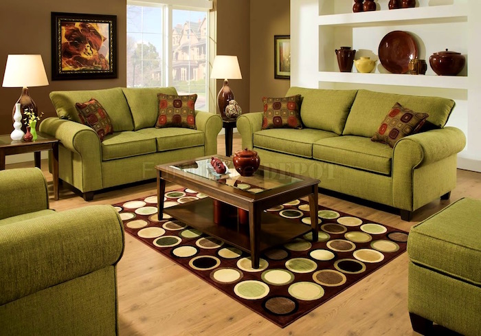 Decoration salon couleur marron