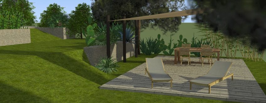 Decoration jardin fer
