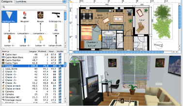 Programme pour decoration interieur
