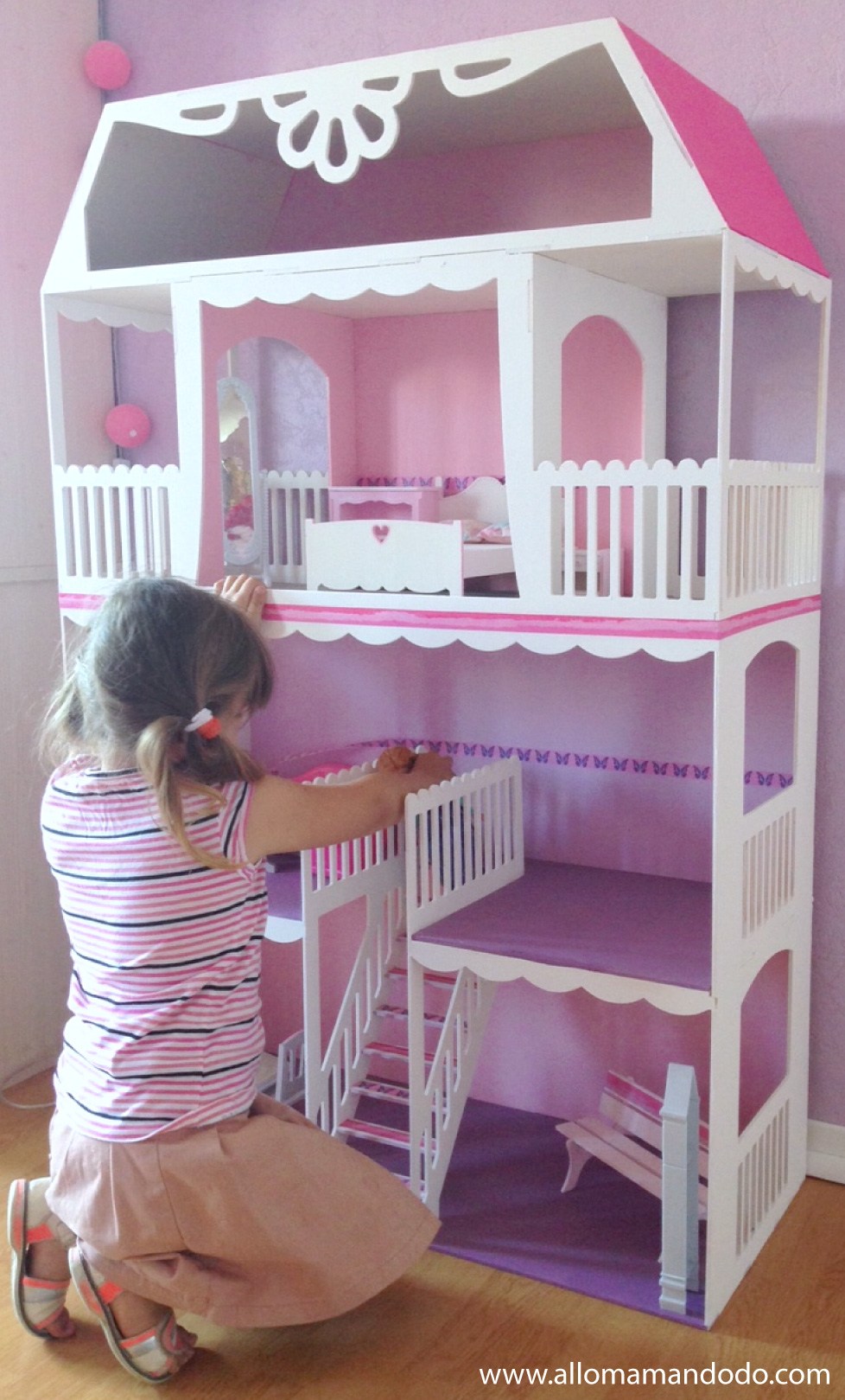 Decoration maison de barbie
