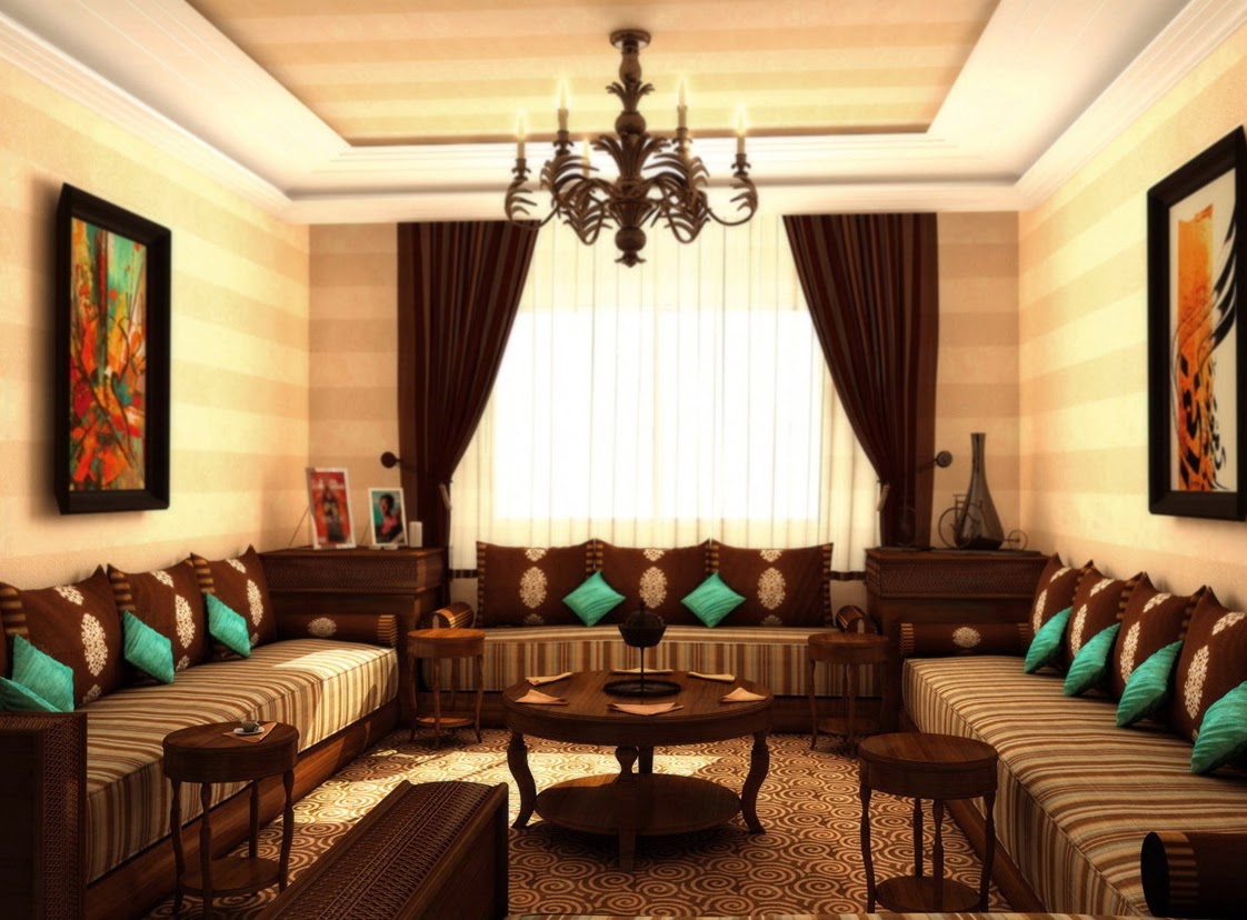 Decoration interieur maison marocaine
