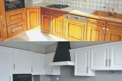 Decoration interieur avec meuble merisier