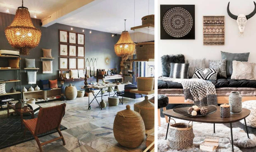 Decoration interieur ethnique chic