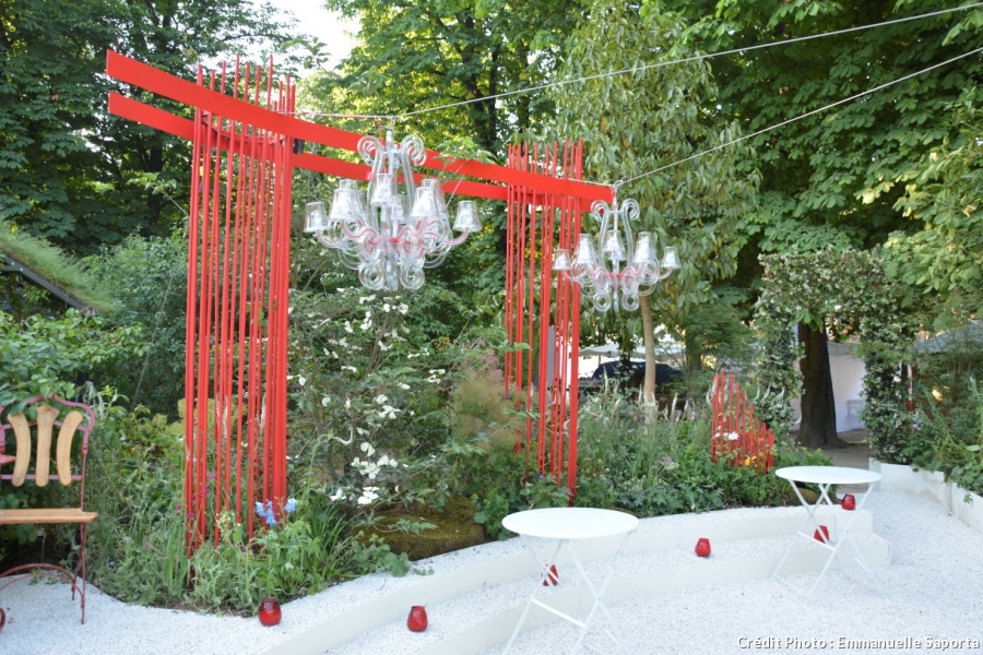 Decoration beton jardin