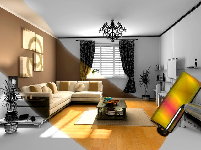 Decoration peinture interieur salon