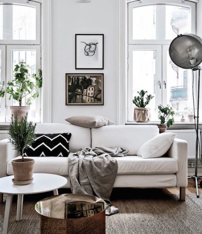 Décoration scandinave petit salon