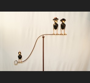 Corbeau decoration jardin
