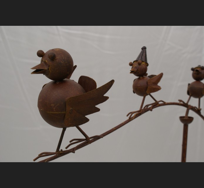 Décoration en métal pour jardin
